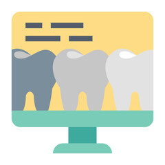Dental Imaging Icons for Diagnostic Tools