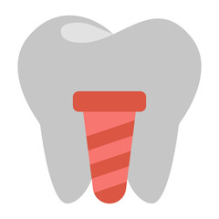 Dental Prosthetics Icons for Tooth Replacement