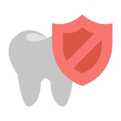 Dental Protection Icons for Oral Safety