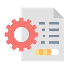 File Processing Icons for Data Management