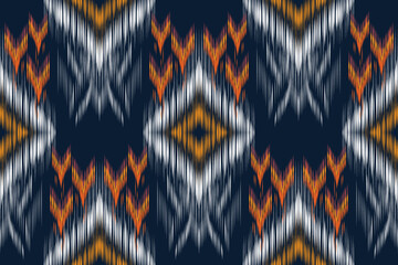 Ikat pattern, Ikat chevron, Paisley pattern, Vector element, Abstract Vector, Batik, fabric embroidery, Ethnic pattern, Ogee, Geometric ethnic, Seamless textile, native american, Background printing.