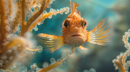 Underwater Fish Portrait Photo