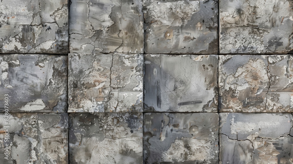 Poster rusted wall with visible holes and weathered texture. deteriorating structure concept