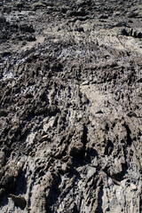 Weathered rock surface close up textured abstract background