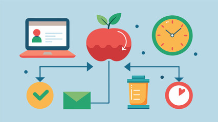 Implementing timemanagement techniques such as the Pomodoro od to increase workflow and productivity.. Vector illustration