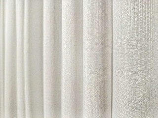 White fabric closeup texture background