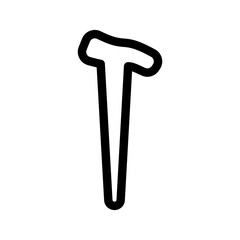 Walking Stick Icon Vector Symbol Design Illustration