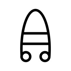 Obraz premium Walking Stick Icon Vector Symbol Design Illustration