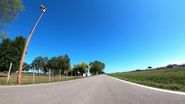 Italy Driving 0033 Cesena Cesena To Cesenatico Italy