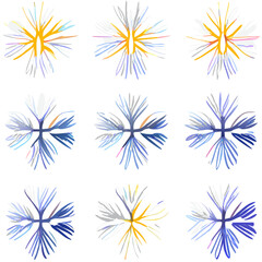 Snowflakes icons. White Snowflake. Snowflakes template. Snow winter. Snowflakes icons. Snowflake vector icon