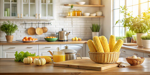 Fresh Corn popular vegetable rich in various nutrients