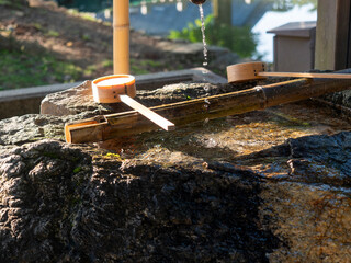 氷室神社の手水舎