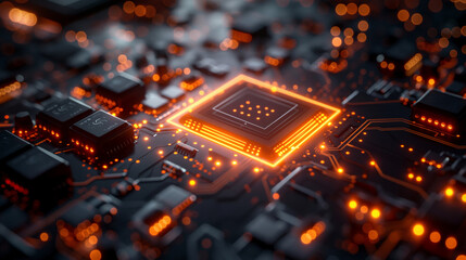 Abstract computer technology background.