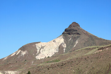 Sheep Rock, located in the John Day Fossil Beds National Monument in Central Oregon