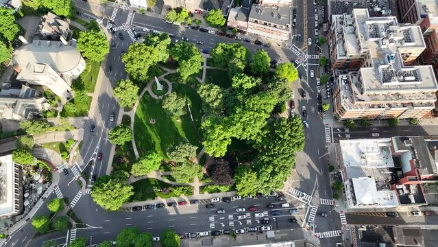 Aerial Drone of Morristown New Jersey 