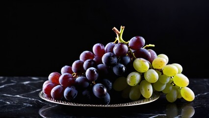 Still Life of Fruits, Bunch of Grapes and Bunch of Grapes