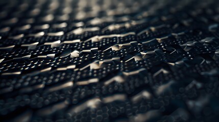 Abstract dark background illustration with geometric graphic elements.