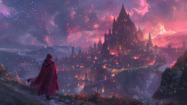 illustration of a mythical realm where magic reigns supreme with powerful wizards ancient spells and mystical artifacts shaping the course of destiny in a world of enchantment and wonder