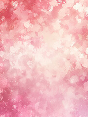 ガーリーなピンクの水彩背景　Generative AI