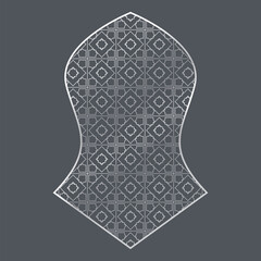 Blue Mubarak idea background with modern design