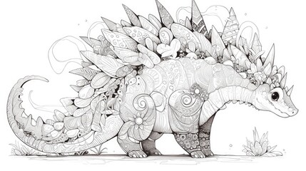 Meet Loshara the magnificent creature known for its ability to carry everything on its back This incredible animal features intricate hand drawn patterns perfect for coloring Unleash your cr