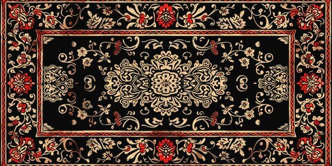 Cloth with a lively pattern showcasing a beautiful flower design. Fashion concept