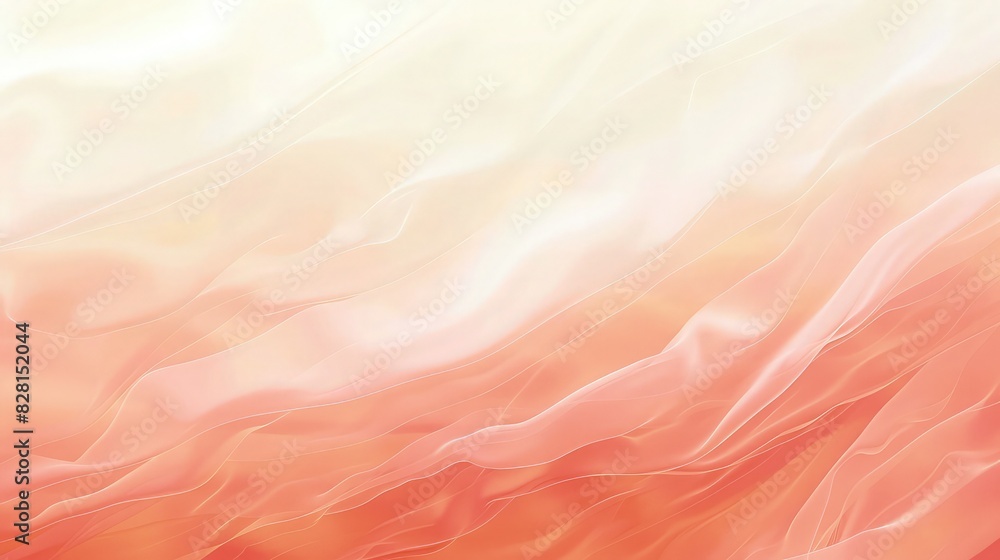 Poster a gentle and inviting gradient background flowing from soft coral to creamy white, creating a warm a
