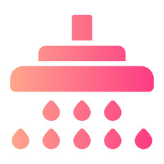 shower gradient icon