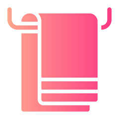 towel warmer gradient icon