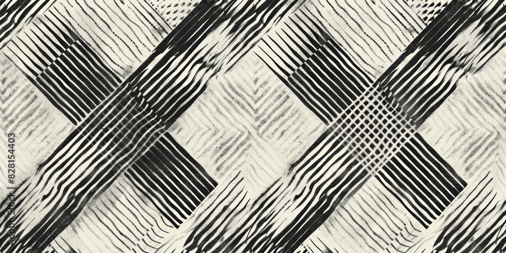 Poster stylish design in black and gold with dynamic lines and shapes, adding depth and dimension to any co