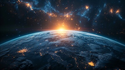Fototapeta premium Starry earth