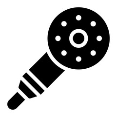 shower head glyph icon