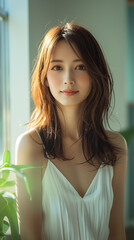 Fototapeta premium 可愛い女性