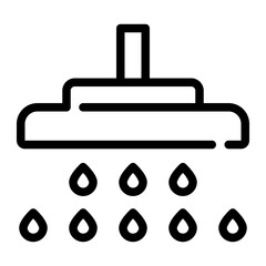 shower line icon
