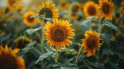 Fototapeta premium Sunflowers in Bloom