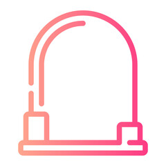 mirror gradient icon