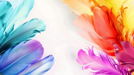 pastel feather abstract background texture
