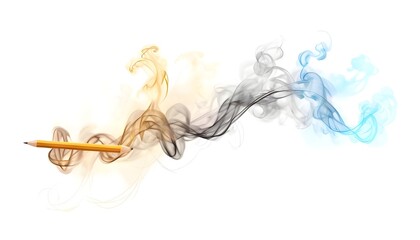 Fototapeta premium PNG isolated smoke effect, transparent background
