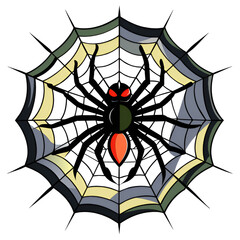 Obraz premium halloween spider web