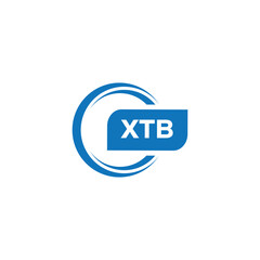 XTB letter design for logo and icon.XTB typography for technology, business and real estate brand.XTB monogram logo.