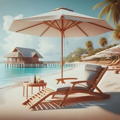 PNG Beach Chair umbrella chair furniture