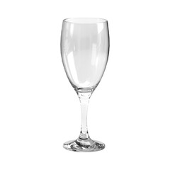 Obraz premium empty wine glass isolated