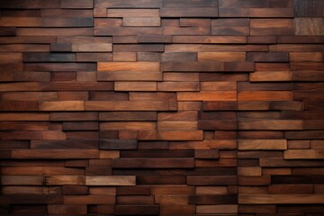  Square Serenity Vintage Slatted Wood Panels with Moody Lighting.