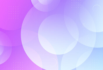 Abstract purple and blue circle background, gradient
