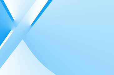 Gradient Blue White Ocean Curve Background. solid geometric bacground for your template.