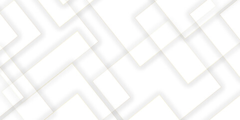 Abstract Minimal Geometric background with triangular bright light with soft shadows as pattern. White minimal line design. baseness technology and communication concept Decoration arrow design.