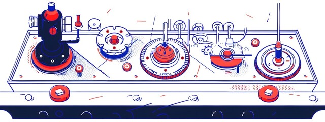 Obraz premium Intricate Steampunk Machinery with Captivating Cogs and Gears Showcasing Futuristic Industrial Design Concepts description This detailed and