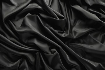 A black fabric with a pattern of a snake
