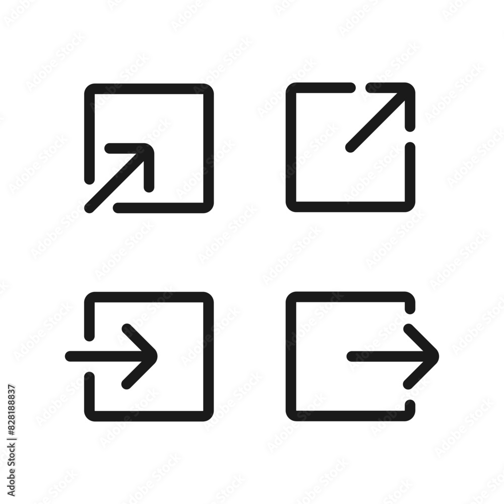 Poster export and import file symbol icon vector