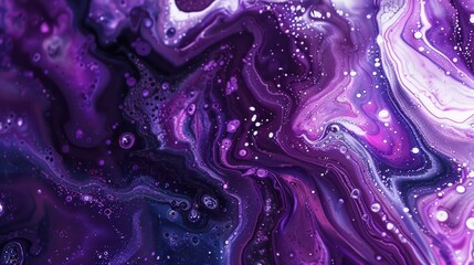 Obraz premium aster fluid art marbling paint textured background